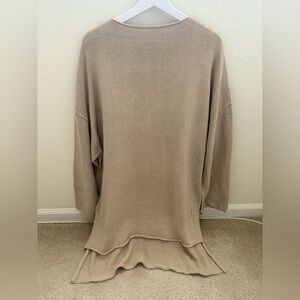 Lauren Manoogian Oversized Pima Cotton Boatneck Sweater, One Size, NWOT